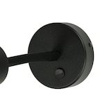 thumbnail of Licht-Erlebnisse Wandlampe EYE Schwarz mit Schalter schmal Ø5,5cm GU10 Leselicht Wandleuchte Bett Sofa Wohnzimmer Schlafzimmer, NO1/1/10008