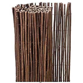 BRB - Sichtschutzmatte aus Weidenholz | Weidenmatte | Gartensichtschutz für Garten und Balkon aus Weide | Höhe 2m | Länge 5m | HxL: 2x5 m