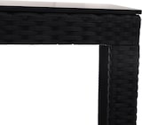 thumbnail of METRO Professional Mesa de comedor gastro Barbados, aluminio / ratán PE, 80 x 80 x 75 cm, tablero de laminado a alta presión, negro
