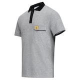 thumbnail of ESD-Poloshirt PRO PLUS, 210g/m², hellgrau/schwarz, S