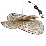 thumbnail of Lumisky Lámpara colgante SOLARA D80CM 5M con alimentación de red Yute Beige