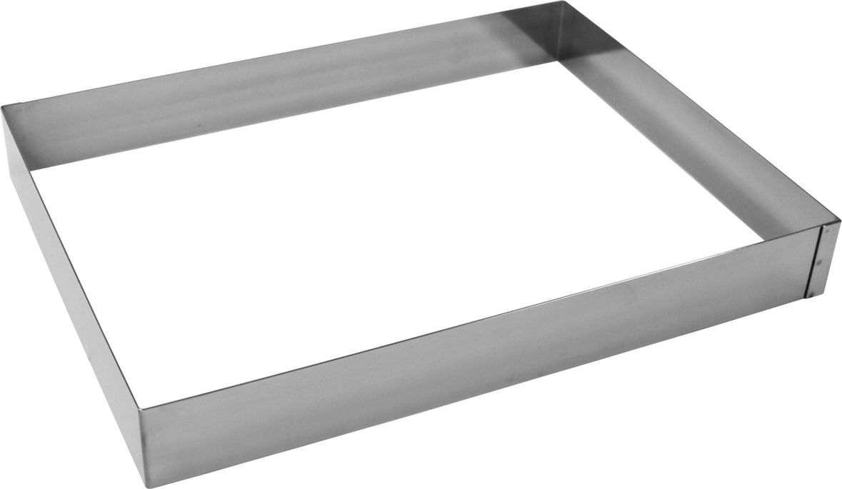 Schneider - Tortenring "Rechteck", Edelstahl, 300 x 400 x 50 mm