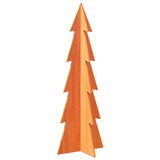 thumbnail of vidaXL Kerstdecoratie kerstboom 112 cm massief grenenhout wasbruin