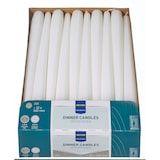 thumbnail of METRO PROFESSIONAL Spitzkerzen, Paraffin, Ø 2.2 x 24 cm, 7 Stunden Brenndauer, weiß, 30 Stück