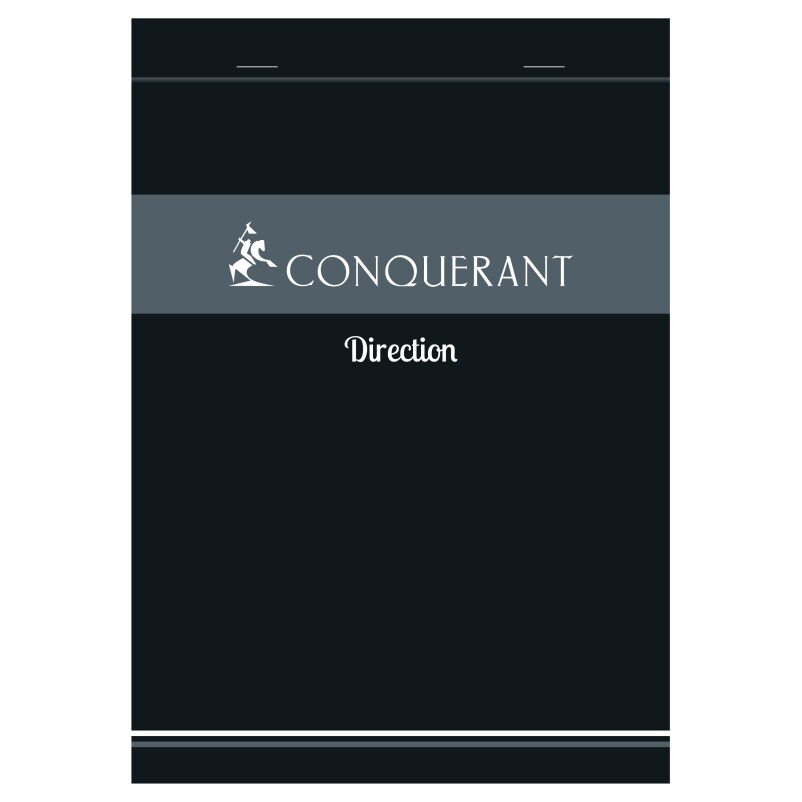 Lot de 5 Bloc Direction agrafé A5, 200p./100 feuilles 70g/m², quadrillé 5x5