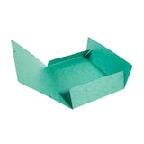 thumbnail of Exacompta 55953E 25x Sammelmappe mit Gummizug und 3 Klappen, Scotten Colorspan-Karton 600g/qm, für Format DIN A4 - Grün