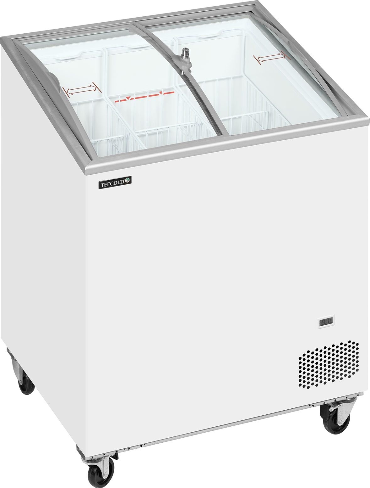 TEFCOLD Eiscrem-Gefriertruhen IC201SCEB 176l Weiß