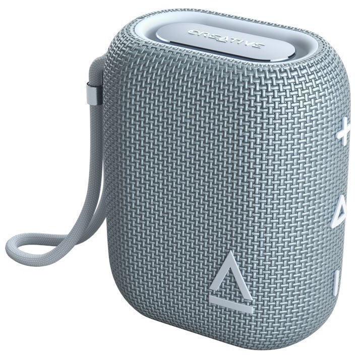 Creative MuVo Flex tragbarer, wasserfester Bluetooth Lautsprecher, grau