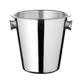 thumbnail of Sektkühler Joey mit Griffen, Edelstahl hochglanzpoliert, Höhe 22 cm, Durchmesser 22 cm