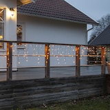 thumbnail of LED Lichtvorhang Eisregen Lichterkette 480 LED 11,9m Innen Außen Weihnachten