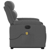 thumbnail of vidaXL Elektrischer Massagesessel mit Aufstehhilfe Dunkelgrau Stoff