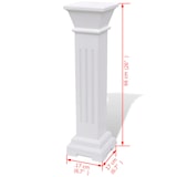 thumbnail of Helloshop26 - Macetero clásico de columna cuadrada MDF blanco 02_0045034