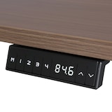 thumbnail of Elektrisch verstelbaar duo bureau - 180x80 cm - Two dual motor - Zwart / Donker eiken