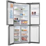 thumbnail of Exquisit Multidoor MD430-100-WS-200E inoxlook | 432 l Nutzinhalt | Edelstahloptik