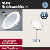 thumbnail of Paulmann Miroir cosmétique LED MasuaIP44White Switch 55lm 230V 4WChrome 71150