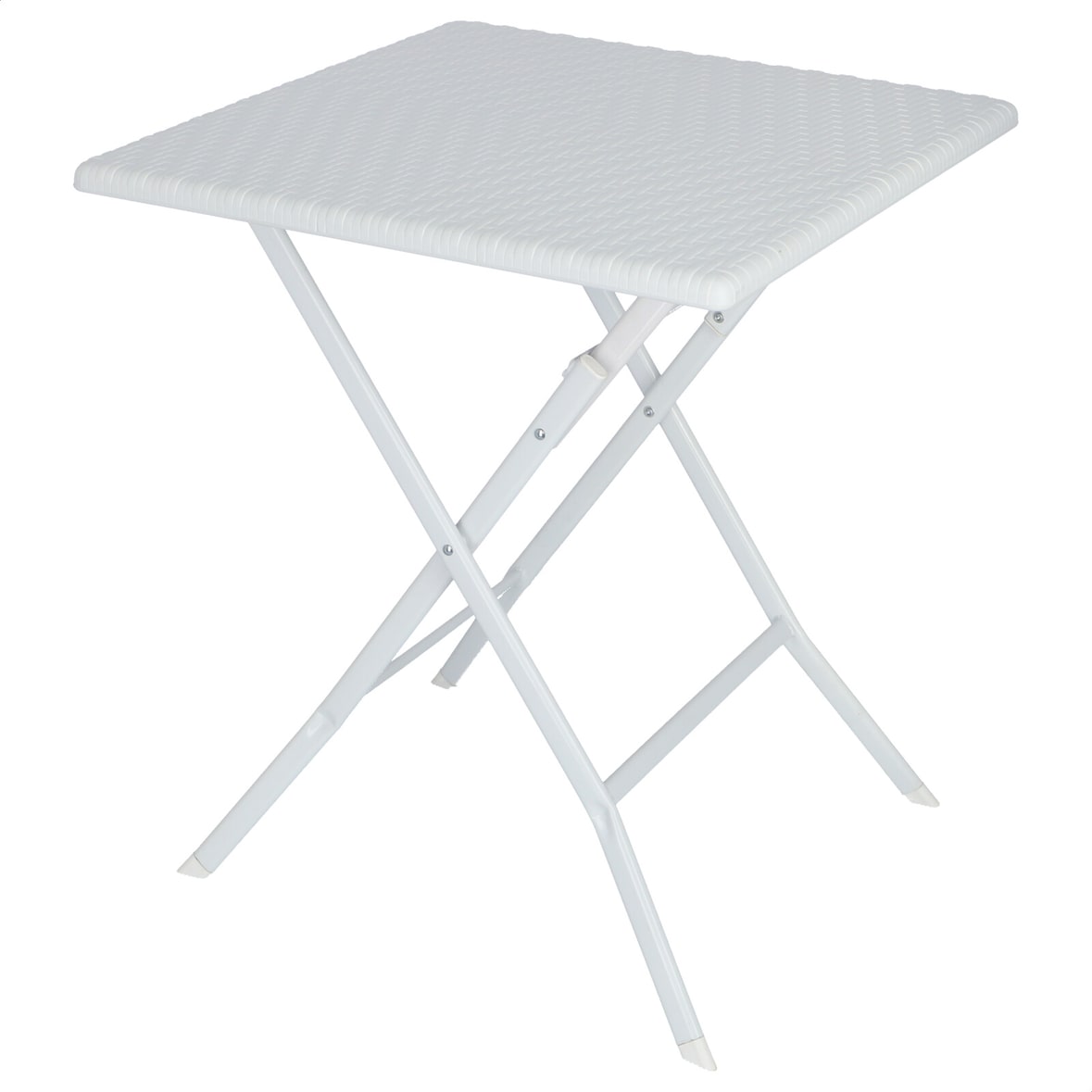 Aranaz- Mesa dobrável, miró quadrado, branco