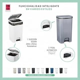 thumbnail of COM-FORT HOUSE | Cubo de Basura con Pedal | Capacidad de 37 litros | Cubo Reciclaje | Color Class Negro | Cubo de Basura Orgánico Cocina