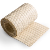 thumbnail of NYVI Polyrattan Sichtschutzstreifen Privafence 255x19 cm - Sichtschutz für Doppelstabmatten Zaun 5 Rollen Beige