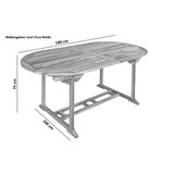 thumbnail of SAM® TEAK Gartentisch ausziehbar Teakholz 180 - 240 cm ARUBA