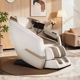 thumbnail of Massagesessel, Zero-Gravity Liegesessel, Tiefenmassage, mit Heizfunktion, Vollmassage, Bluetooth SL Schienen Weiß L140×B73×H106cm /A001-Bai/