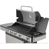 thumbnail of Gasgrill 14,2kW, 4+1 Brenner, Edelstahl 133 x 57 x 112cm