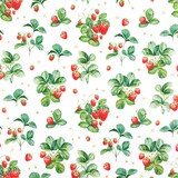 thumbnail of Home Fashion®, Strawberry Pattern, Lunch-Servietten aufgefaltetes Maß 33 cm x 33 cm, im Viertelfalz, 20 Stück pro Pack
