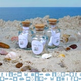 thumbnail of 100x Mini Garrafas de Vidro 60ml com Rolhas de Cortiça - Lembranças para Casamentos, Batizados e Decoração