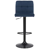 thumbnail of Set van 4 barkrukken Feni fluweel blauw