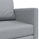 thumbnail of Canapé-Lit 110cm Gris clair tissu Modèle Oermontel