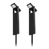 thumbnail of Lumisky 2 Potelets solaires orientables BRITY H49cm 200LM Plastique Noir