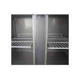 thumbnail of Banco pizzeria refrigerato con n° 3 porte GN 1/1 e vetrinetta portagusti per 6 bacinelle GN 1/4