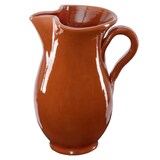 thumbnail of 7er Set Tonkrug 1,9L + 6 Tonbecher 330ml teilglasiert - 12968 + 99544