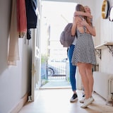 thumbnail of Relaxdays Türfeststeller Magnet, magnetischer Türaufhalter, aus Edelstahl, Boden- oder Wandmontage, Türhalter, silber