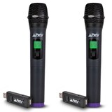 thumbnail of Lot de 2 Systèmes de microphones à mains sans fils avec écrans digitals UHF via USB