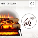 thumbnail of Elektrische Feuerstelle BALDERIA Lily - Kamineinsatz, 1500W - Birkenholz