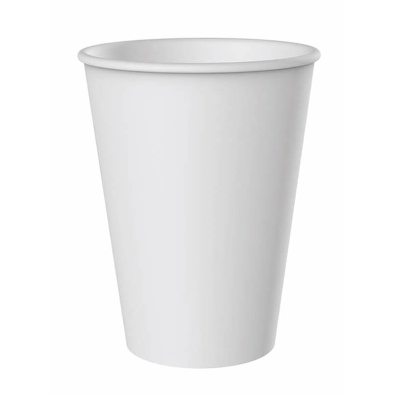 1000x Ausschankbecher aus Hartpapier, weiß, 400ml