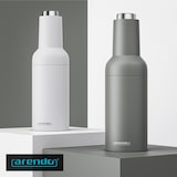 thumbnail of Arendo elektrische Salz- & Pfeffermühle, weiß/grau, Batterie, LED-Licht, Keramikmahlwerk, einstellbar