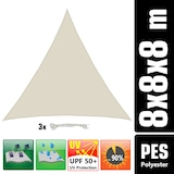 thumbnail of 8x8x8 Toldo Triangular Impermeable - Toldo Vela para Sombra Toldo Terraza Patio