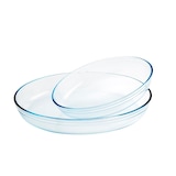 thumbnail of O Cuisine Lot De 2 Plats À Four Ovales En Verre Borosilicate 40 X 29 X 9 Cm Ocuisine Verre