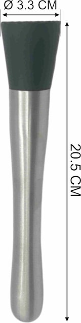 thumbnail of METRO Professional Pilão de bar, aço inoxidável / PP, Ø 3.3 x 20.5 cm, prateado / preto