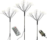 thumbnail of LED Gartenstecker Feuerwerk Firework Fernb. Leuchtstäbe 3er Set schwarz