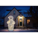 thumbnail of METRO PROFESSIONAL LED-Teddybär, Aluminum, 100 x 82 x 183 cm, 1088 LEDs, 40 W, warmweiß