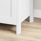 thumbnail of Armário de Escritório Móvel Arquivador com 2 Gavetas 2 Barras Suspensas para Tamanho A4 e 2 Chaves 79x40x72 cm Branco e Madeira