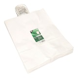 thumbnail of PAPSTAR 25 Tragetaschen, Papier 40 cm x 32 cm x 12 cm weiss mit gedrehtem Tragegriff
