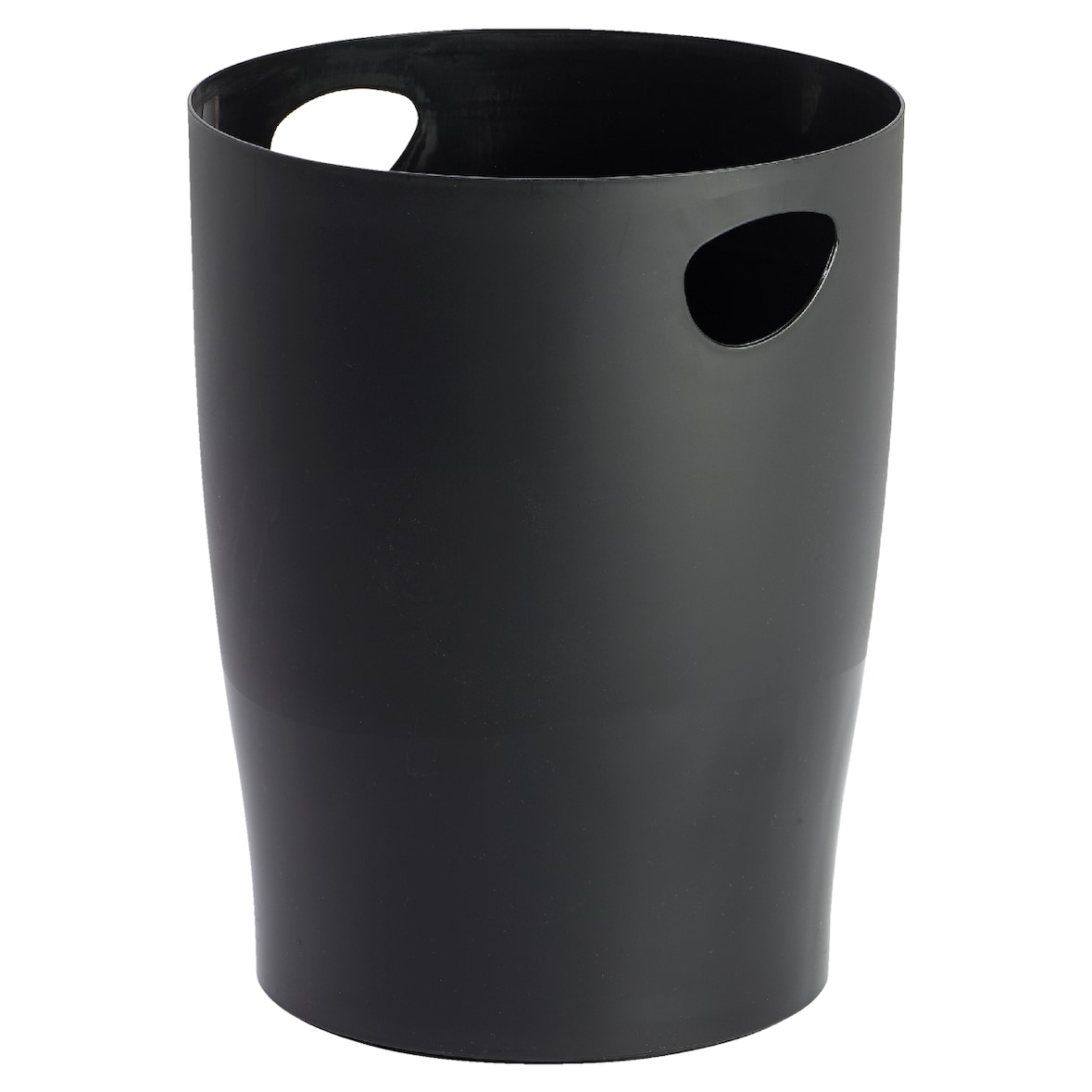 SIGMA Prullenbak SHP29, zwart, kunststof, rond, 15 L