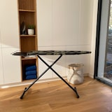 thumbnail of Kitchen Move Bügelbrett mit Bügeleisenablage UTAH 125x41cm Stahl Schwarz