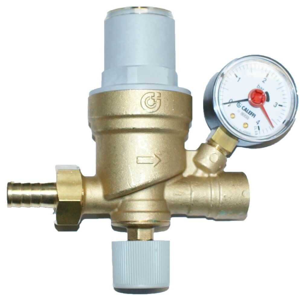Caleffi 553 Automatische Füllarmatur mit Manometer 1/2"