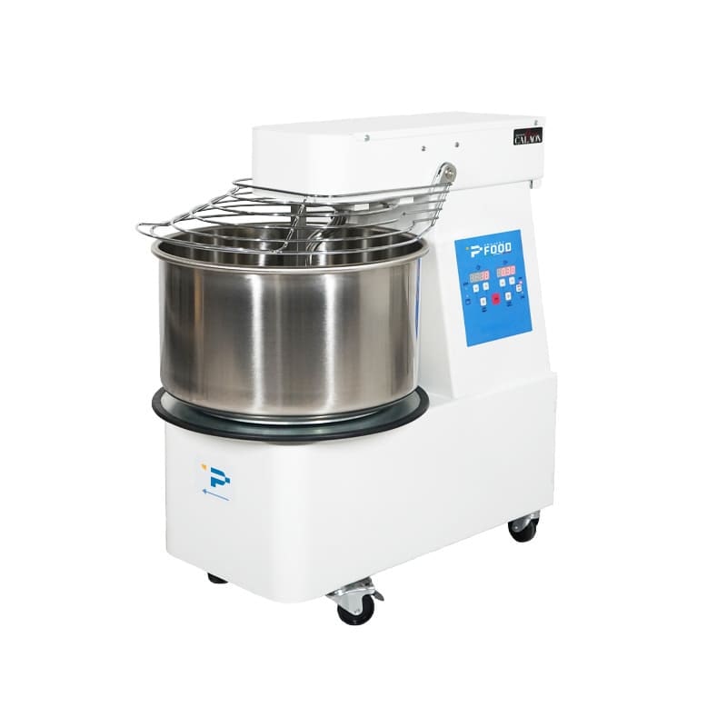 Impastatrice a spirale a 2 velocità con testa fissa per impasti alta idratazione - capacità 32 lt