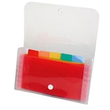 thumbnail of Exacompta - Réf. 55498E - Carton de 5 trieurs valisette pocket Crystal - 6 compartiments - dim 18x11 cm - couleur cristal