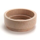 thumbnail of Coupe déco escales en   -  Crème / Ivoire Rond Marbre Amadeus 20.00x20.00 cm